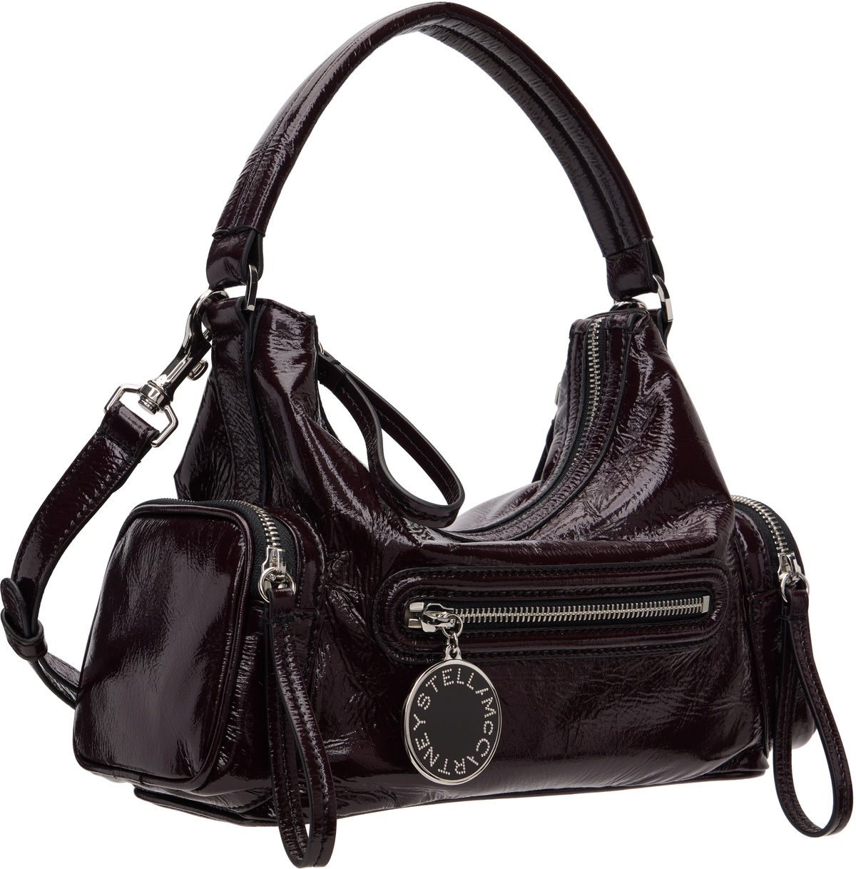 Stella McCartney Burgundy Dartmoor Crossbody Bag