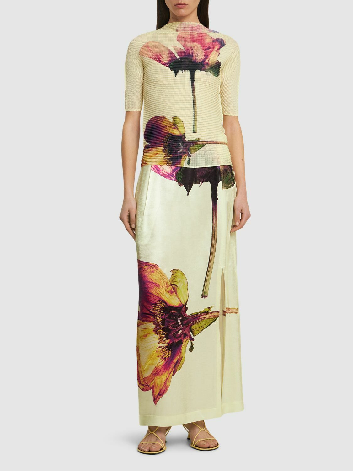 ISSEY MIYAKE Pressed Flora Pleated Top Issey Miyake Men