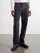 SECOND / LAYER - Big Papi Straight-Leg Jeans - Black