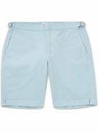 Orlebar Brown - Dane II Straight-Leg Cotton-Twill Shorts - Blue