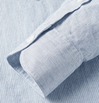 Incotex - Fellini Slim-Fit Pinstriped Cotton Shirt - Blue