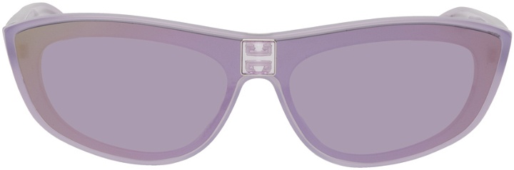 Photo: Givenchy Purple Shield Sunglasses