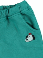 THE CAMPAMENTO Printed Cotton Sweat Shorts