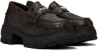 Virón Brown Quantum Copper Loafers