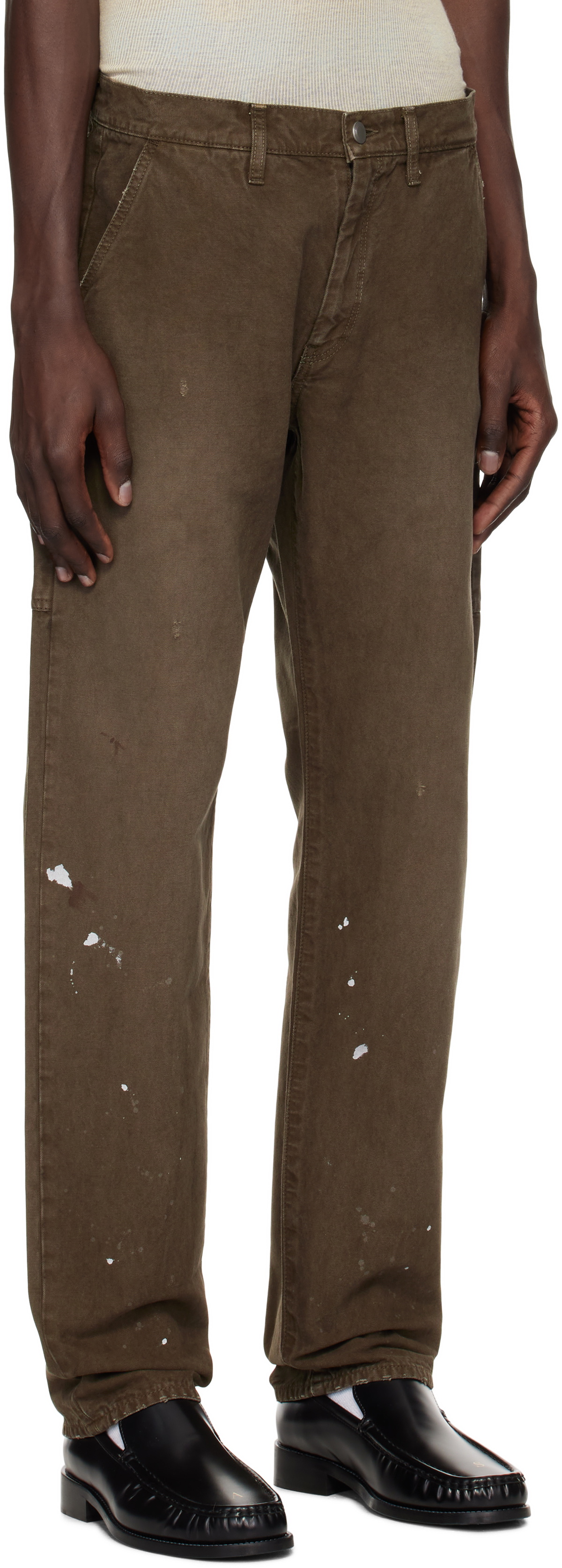 John Elliott Brown Work Trousers