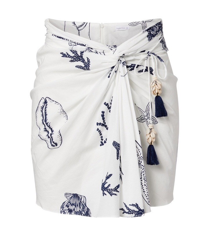 Photo: Poupette St Barth Tilda printed cotton wrap skirt