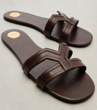 Saint Laurent Mabrouka leather sandals