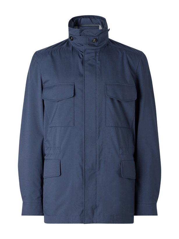 Photo: Loro Piana - Traveller Shell Jacket - Blue
