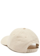 Ganni Logo-appliquéd Cotton cap - Cream - One Size
