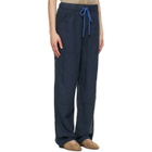 rag & bone Navy Atlas Linen Trousers