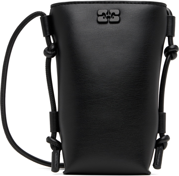 Photo: GANNI Black GANNI Bou Crossbody Bag