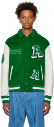 Axel Arigato Green Illusion Bomber Jacket