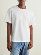 Séfr - Mauro Organic Cotton-Jersey T-Shirt - White