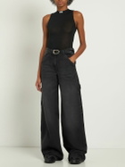 HERON PRESTON Hpny Sleeveless Stretch Viscose Bodysuit