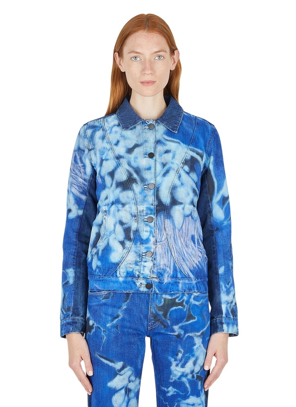 Photo: Paula Canovas del Vas Printed Denim Jacket