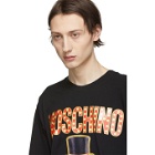 Moschino Black Ring Leader Bear T-Shirt