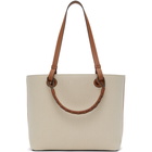 Loewe Beige Canvas Small Anagram Tote