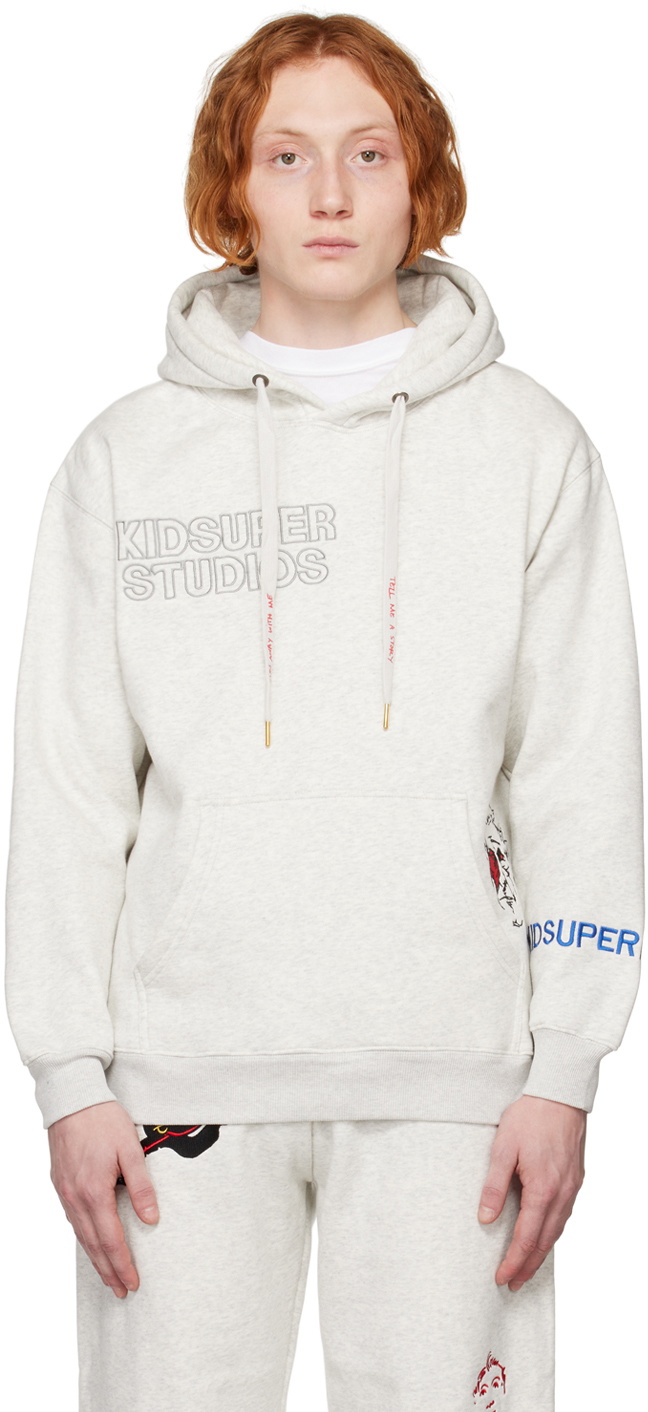 KidSuper Gray Super Hoodie KidSuper