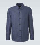 Zegna Cashmere, linen and silk overshirt