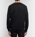 Helmut Lang - Pigeon Logo-Print Loopback Cotton-Jersey Sweatshirt - Men - Black