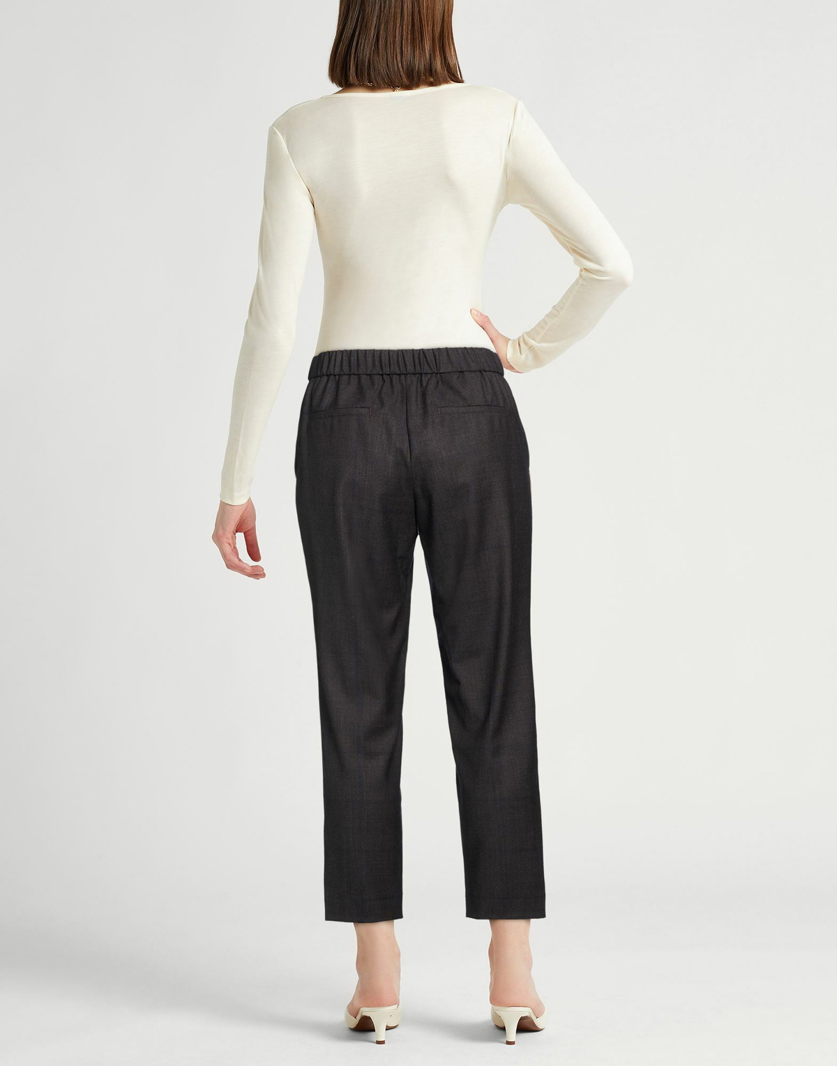 Peserico Womens Pants Charcoal