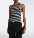 Nili Lotan Hank striped cotton tank top
