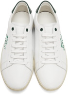 Saint Laurent White Court Classic SL/06 Embroidered Sneakers