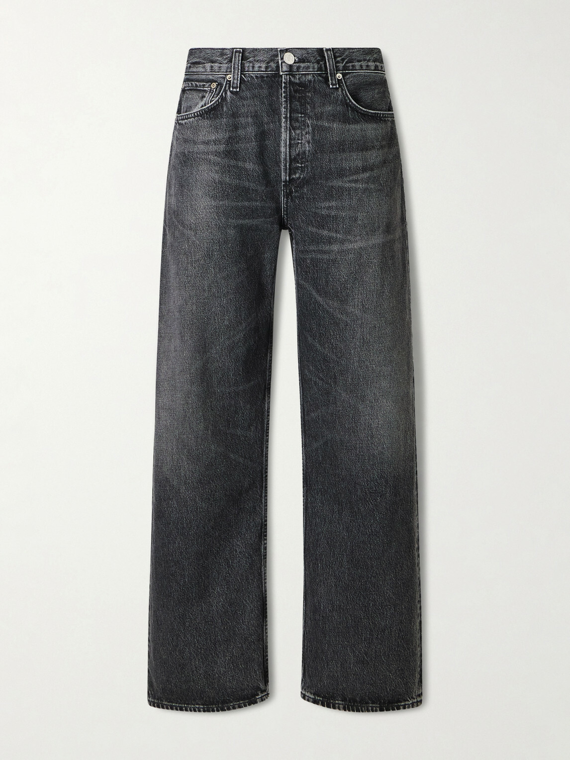 AGOLDE - Afton Straight-Leg Recycled Jeans - Black