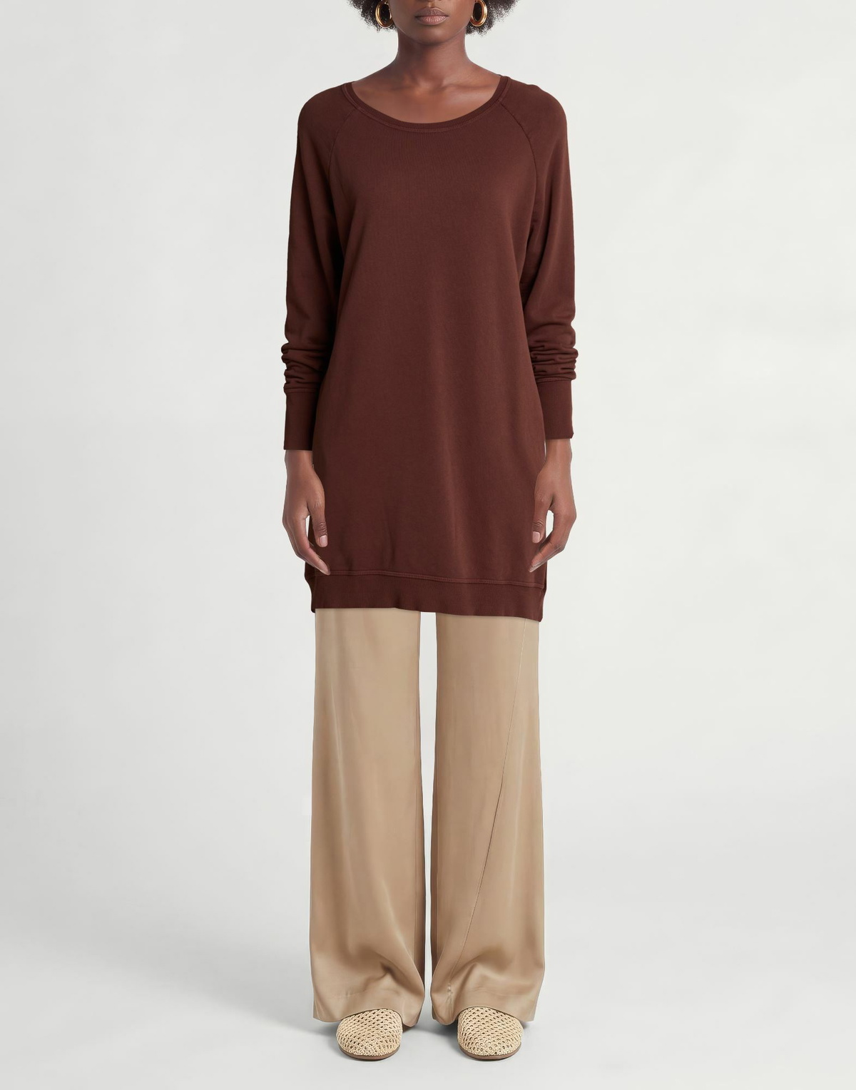 Crossley Womens Sweatshirt in Brown