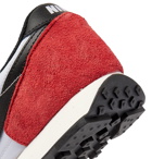 NIKE - Daybreak Leather-Trimmed Suede and Mesh Sneakers - Red