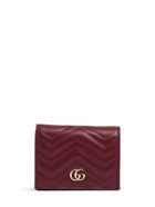 GUCCI Gg Marmont Leather Card Case