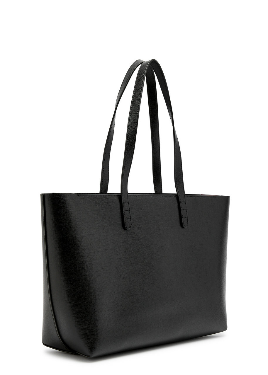 Mansur Gavriel Small Grained Leather Tote - Black - One Size