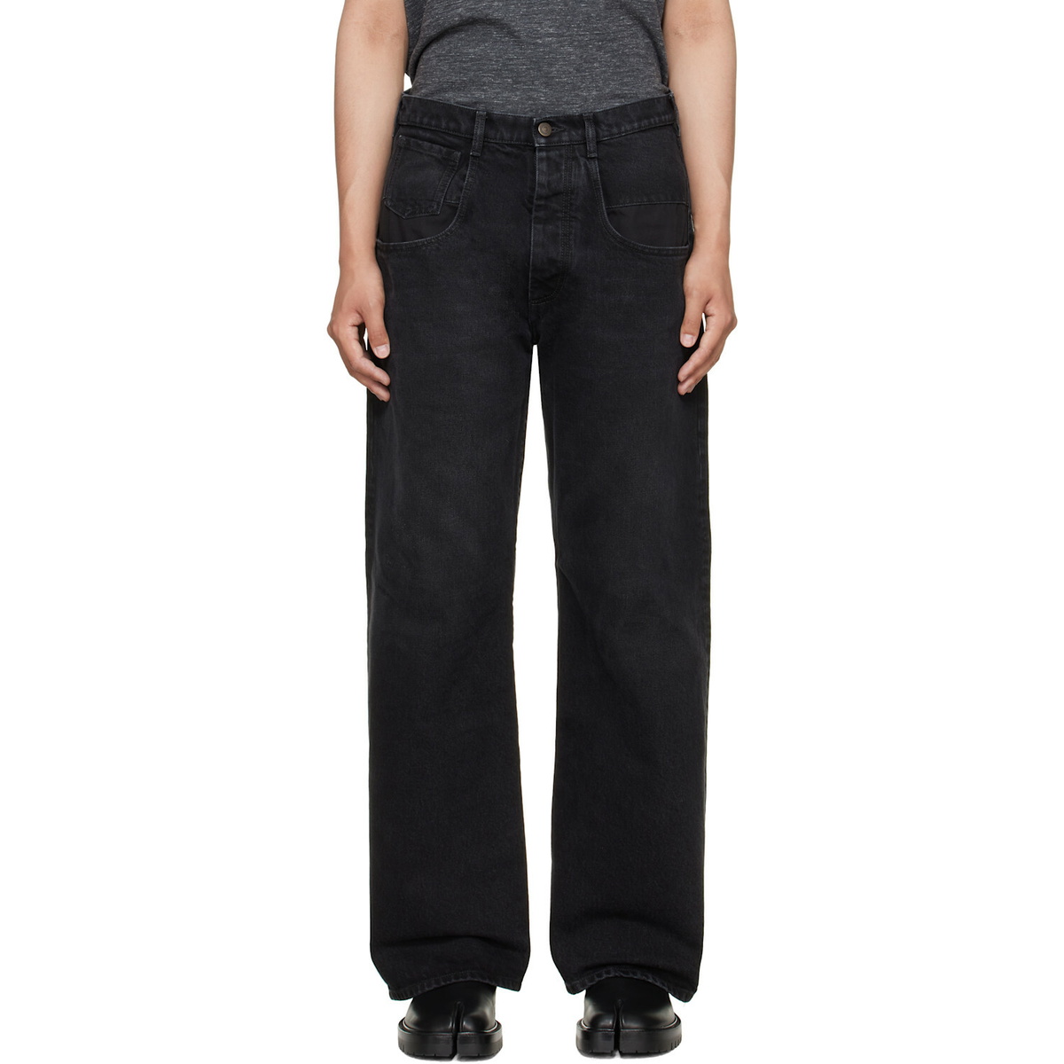 Maison Margiela Black Pocket Jeans