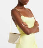 Jimmy Choo Ganache metallic leather clutch