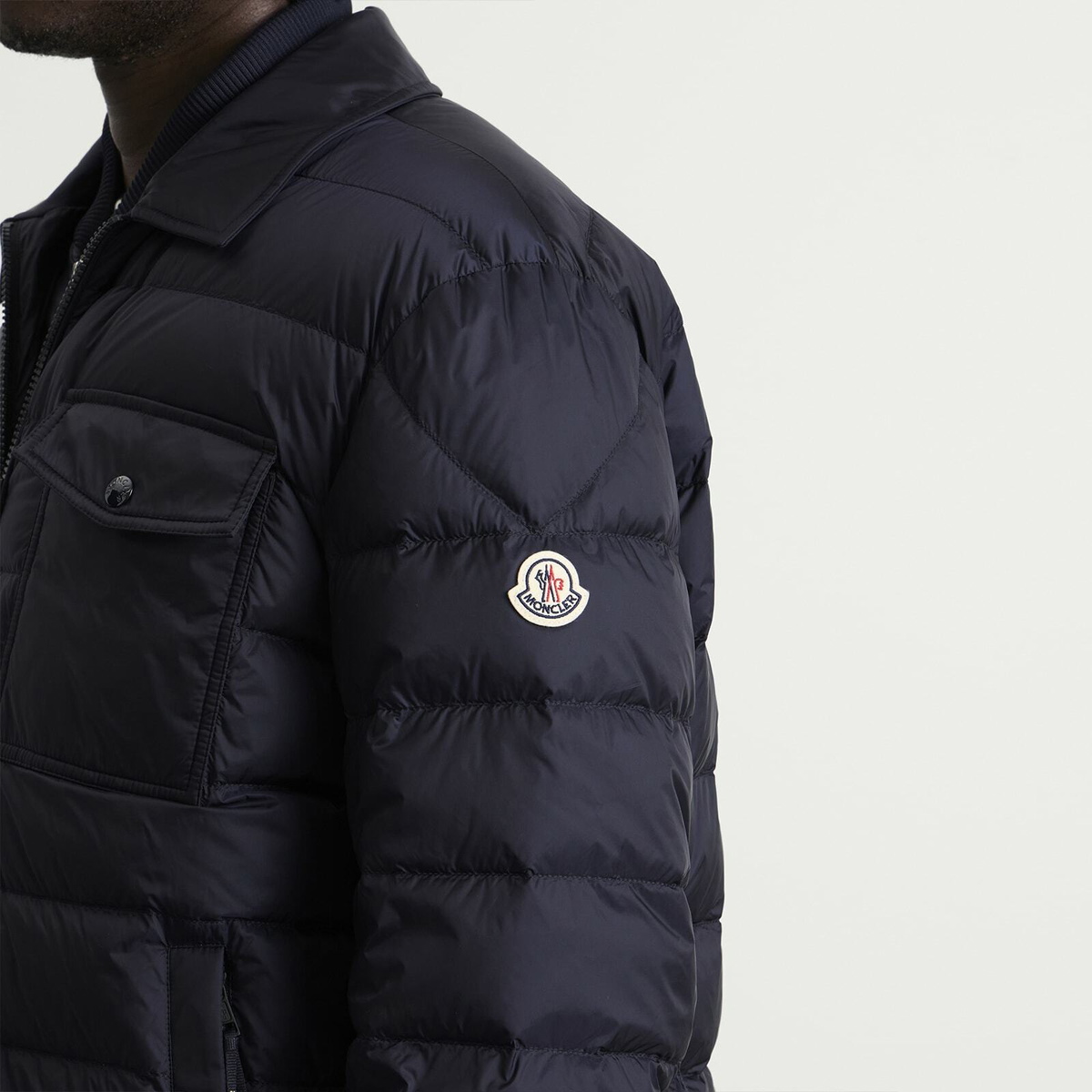 Moncler Men's Vydori Shirt Jacket & Gilet Set in Navy