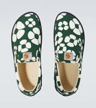 Marni - x Carhartt floral slip-on sneakers