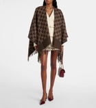 Gucci GG wool jacquard shawl