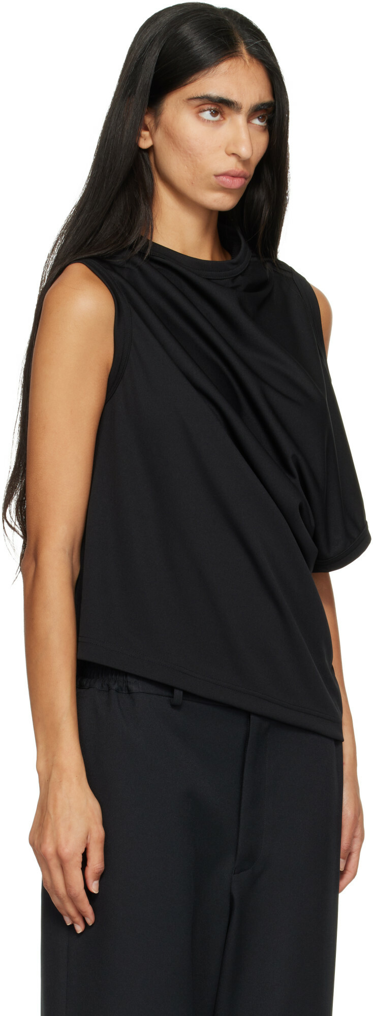 Comme des Garçons Comme des Garçons Black Asymmetrical Top