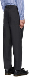 Comme des Garçons Homme Deux Brown Pinstripe Trousers