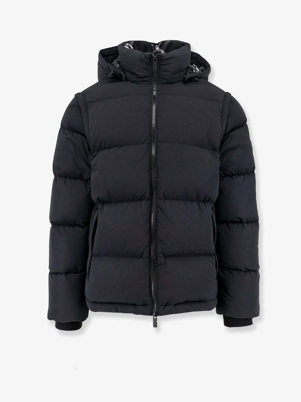 Burberry Jacket Black Mens Burberry