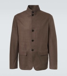 Zegna Il Conte leather jacket