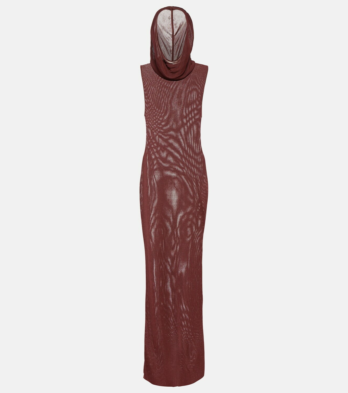 hooded sheer dress Women's Sieste Hooded Maxi Dress Champagne XS/S/M/L/XL/Customize MEAN BLVD