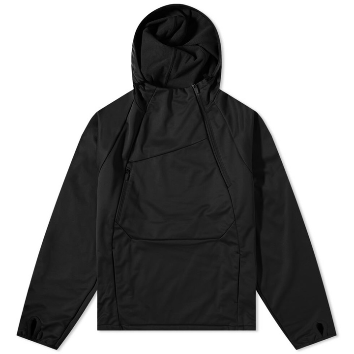 Photo: Snow Peak Men's Soft Shell Popover Jacket in Black