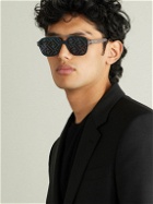 Fendi - Silver-Tone and Acetate D-Frame Sunglasses