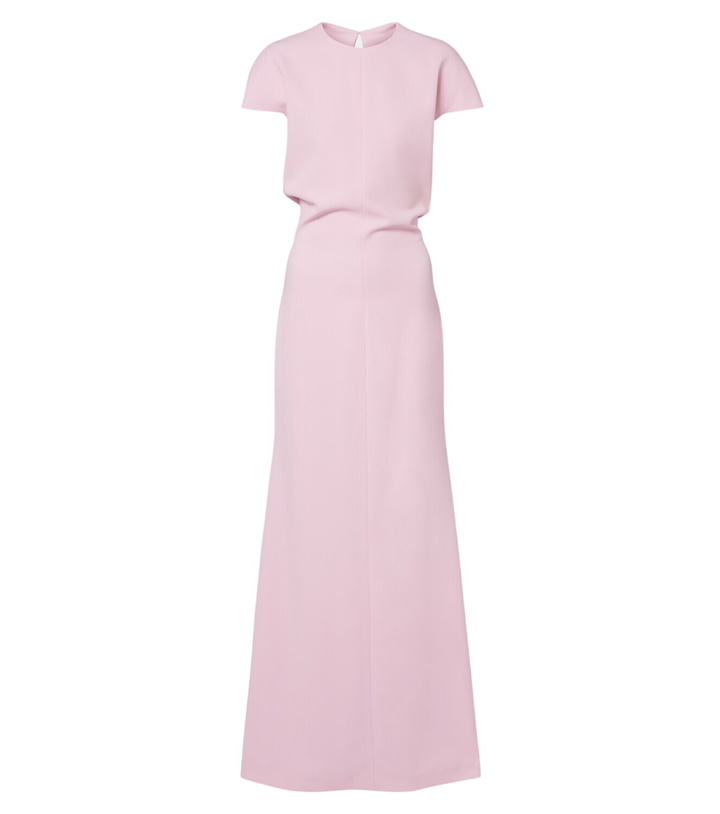 Photo: Jil Sander Open-back virgin wool gown