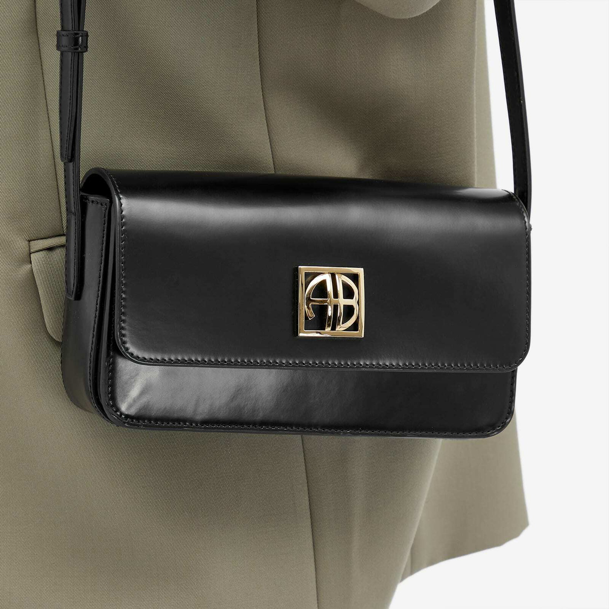 Anine Bing Women's Elly Crossbody Bag in Black ANINE BING