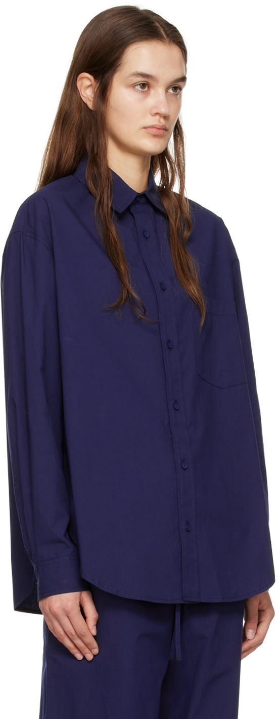 Matteau Navy Relaxed Shirt