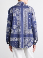 KAPITAL - Printed-Cotton Shirt - Blue