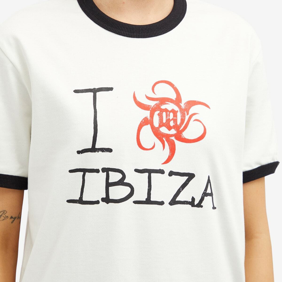 MISBHV Women's I Love Ibiza T-Shirt in Coconut MISBHV