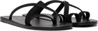 TOM FORD Black Suede Alfred Gladiator Sandals